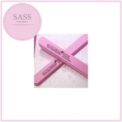 Pink 100/180 washable sponge buffer