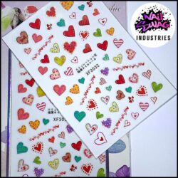 Patchwork Hearts XF3032