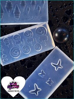 3D Silicon Mould - 'Ice-cream' #1 'Lolly-Pops' #2 & 'Butterflies' #3