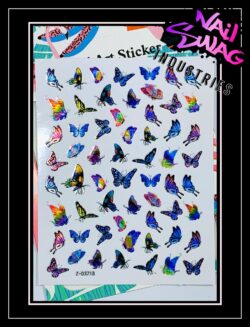 Butterflies ~ Coloured Holographic #3715