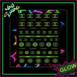 Designer CHANEL GLOW Stickers #020