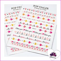 Valentine Sticker Sheet #WG451