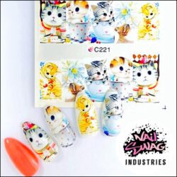 Water Transfers ~ Kitty Kat #C221