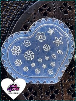 3D Silicon Mould - Hearts & Flowers