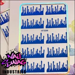 Drips ~ Holo Blue XF3288