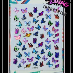 Butterflies ~ Coloured Holographic #3713
