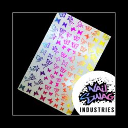 Butterfly ~ Coloured Holo Stickers R332