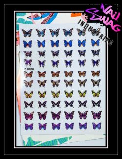 Butterflies ~ Coloured Holographic #3702
