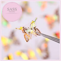 Butterfly Wings Large & Small ~ Gold Holographic #36