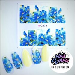 Water Transfers ~ Blue Iris #C273