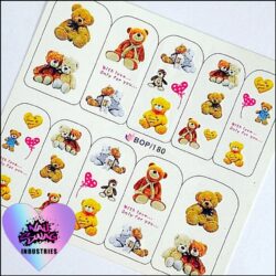 Water Transfers ~ Teddy Bears #BOP180