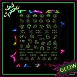 Chanel Designer GLOW Stickers #024