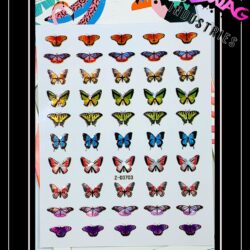 Butterflies ~ Coloured Holographic #3703