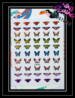 Butterflies ~ Coloured Holographic #3703