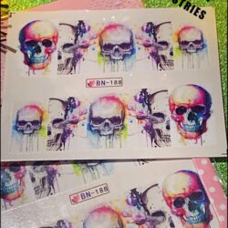 Watercolour Sculls ~ Water Transfers ~ #188