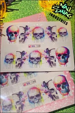 Watercolour Sculls ~ Water Transfers ~ #188