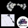 Swatch Sticks Almond ~ 'Keys' - Black & Natural - Image 3