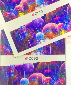 Water Transfers ~ Bubble Colour Explosion's #C092
