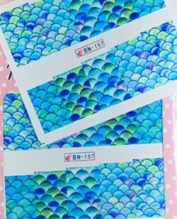 Water Transfers ~ Mermaid Scales 1#BN157