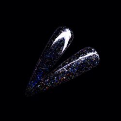 Holo Black Glitter Chrome
