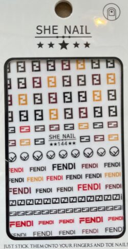 FENDI Designer Stickers #144