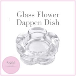 FLOWER Shape Glass Dappen Dish